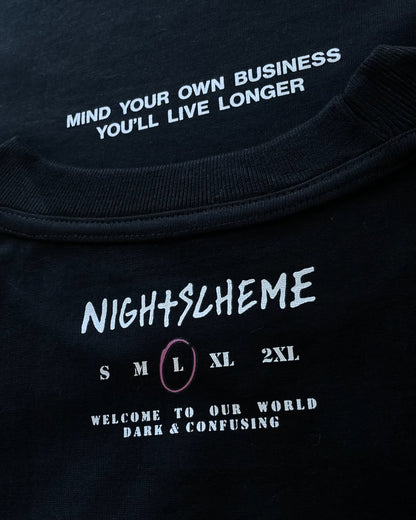 MIND YOUR OWN BUSINESS T-SHIRT